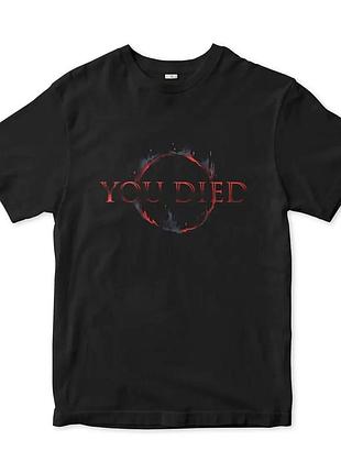 Футболка dark souls you died