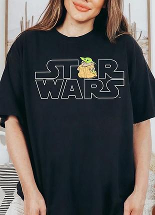 Футболка star wars и дитя из мандалорца unisex