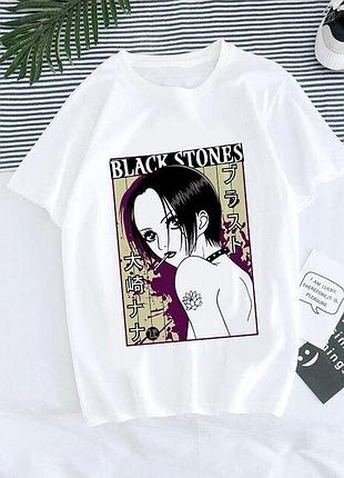 Футболка аниме nana osaki - нана осаки unisex белый