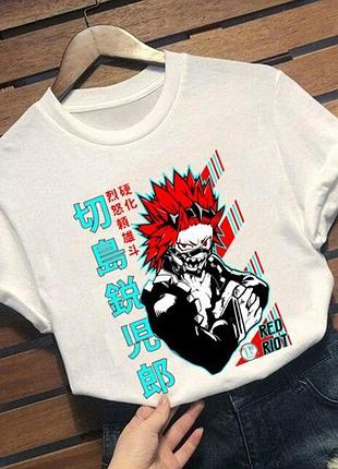 Футболка аниме моя геройская академия unisex
