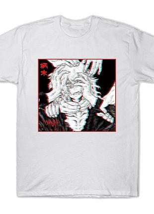 Футболка аниме «my hero academia» unisex белая