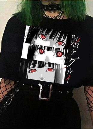 Футболка аниме безумный азарт unisex
