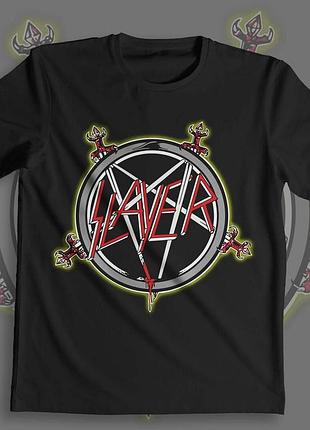Рок футболка slayer