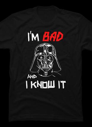 Футболка bad darth vader