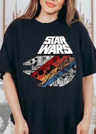 Футболка star wars millennium falcon