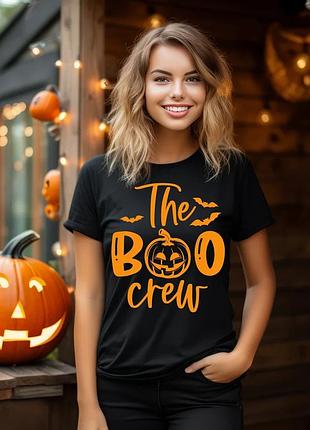 Футболка на хелловін the boo crew
