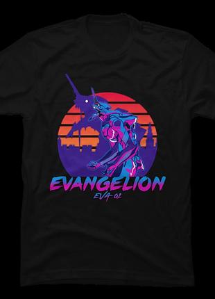 Футболка evangelion eva 01