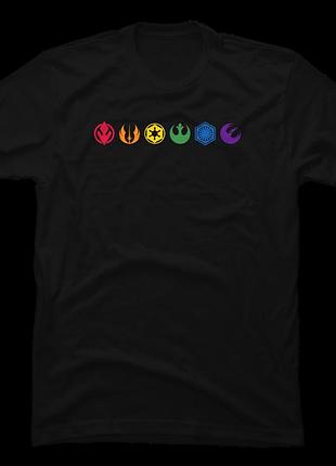 Футболка star wars rainbow
