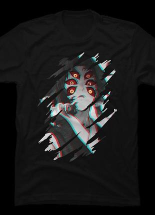 Футболка demon slayer kokushibou cool design