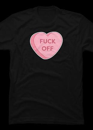 Футболка fuck off candy