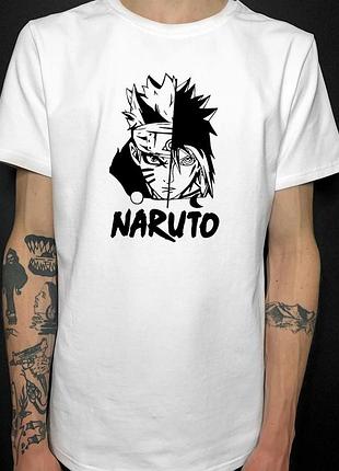 Футболка аниме «наруто/саске» unisex