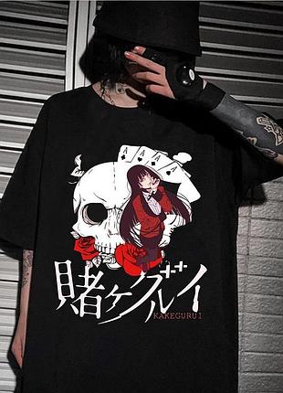 Футболка аниме безумный азарт unisex