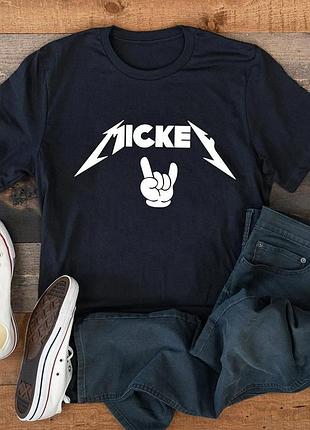 Футболка микки рок unisex