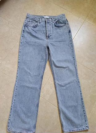 Джинси 👖 женские базовые прямые голубые w32l30