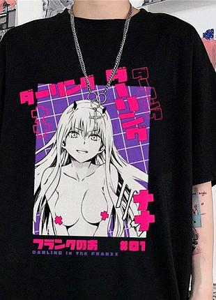 Футболка аніме «zero two»