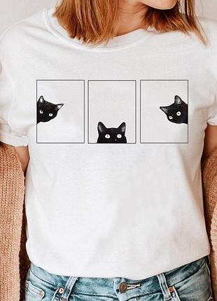 Футболка с котами