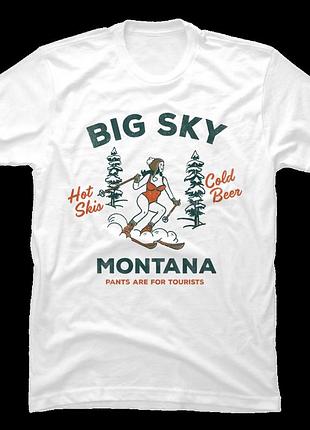Футболка big sky, montana