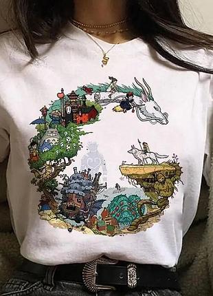 Футболка «хаяо миядзаки» unisex