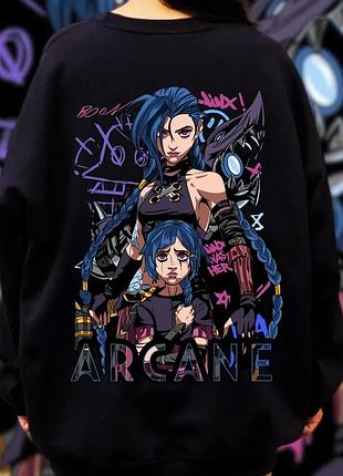 Свитшот arcane: league of legends unisex