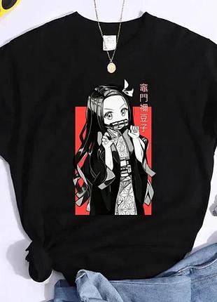 Футболка аниме «demon slayer» unisex