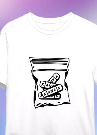 Футболка xanax unisex