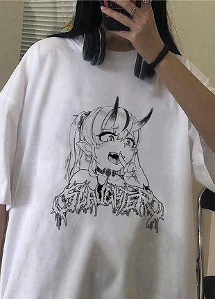 Футболка с принтом «devil girl»