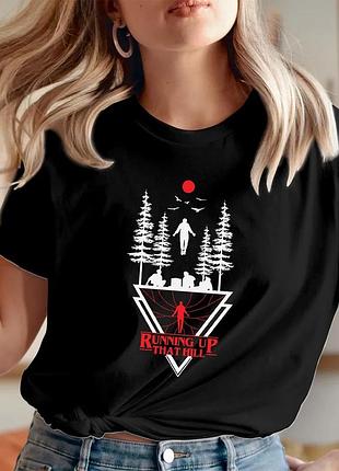Футболка очень странные дела unisex