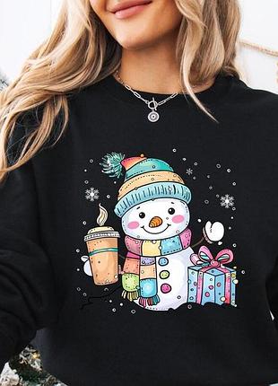 Свитшот snowman christmas