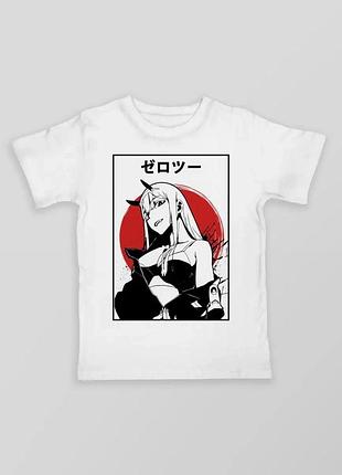 Футболка darling in the franxx zero two