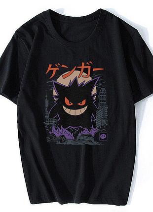Футболка «покемон. gengar kaiju»