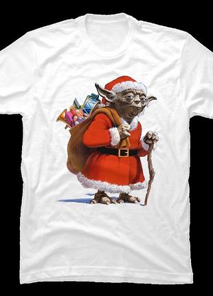 Футболка santa yoda