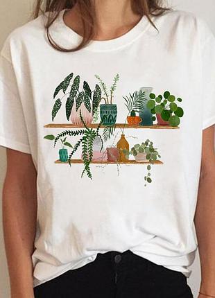 Футболка flowers unisex