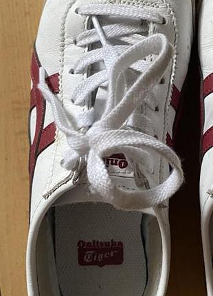 Кросівки onitsuka tiger mexico 66 "white burgundy