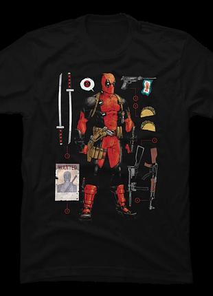 Футболка deadpool unisex