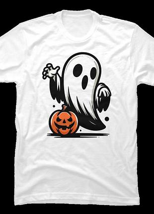 Футболка pumpkin ghost halloween