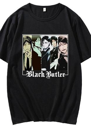 Футболка аниме «black butler» unisex