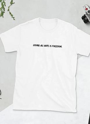 Футболка с цитатой бойцовского клуба unisex