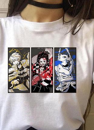 Футболка аниме «demon slayer: kimetsu no yaiba» unisex