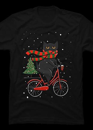Футболка winter bicycle ride