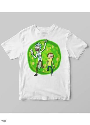 Футболка рик и морти unisex