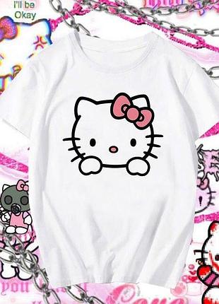 Футболка «hello kitty» unisex