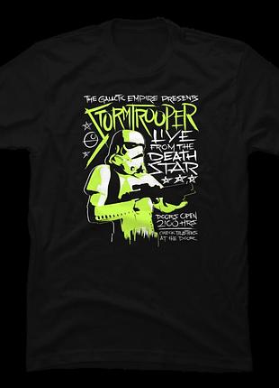 Футболка live from the death star unisex