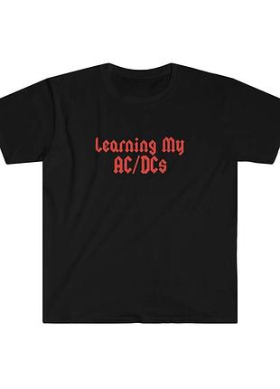 Футболка learning my ac/dc unisex