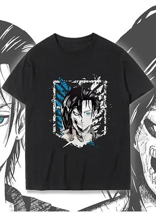 Футболка аниме «attack on titan» unisex