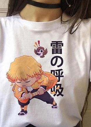 Футболка аниме «demon slayer: kimetsu no yaiba» unisex