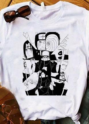 Футболка аниме «наруто» unisex