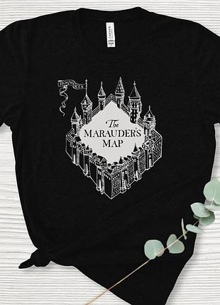 Футболка гаррі поттер marauders map