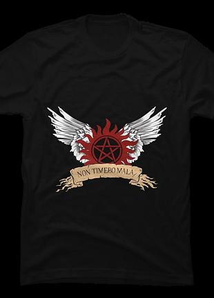 Футболка supernatural non timebo mala unisex