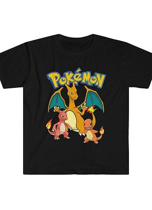 Футболка покемон — charmander evolutions