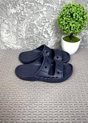 Crocs кроксы шлепанцы тапочки m5 w7 37-38 размер синие